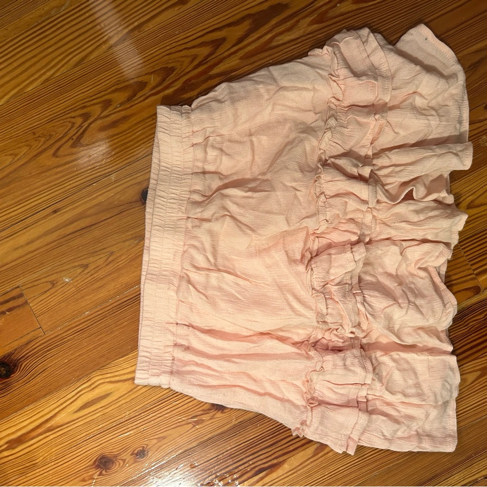 Lucy in the Sky Peach Mini Skirt